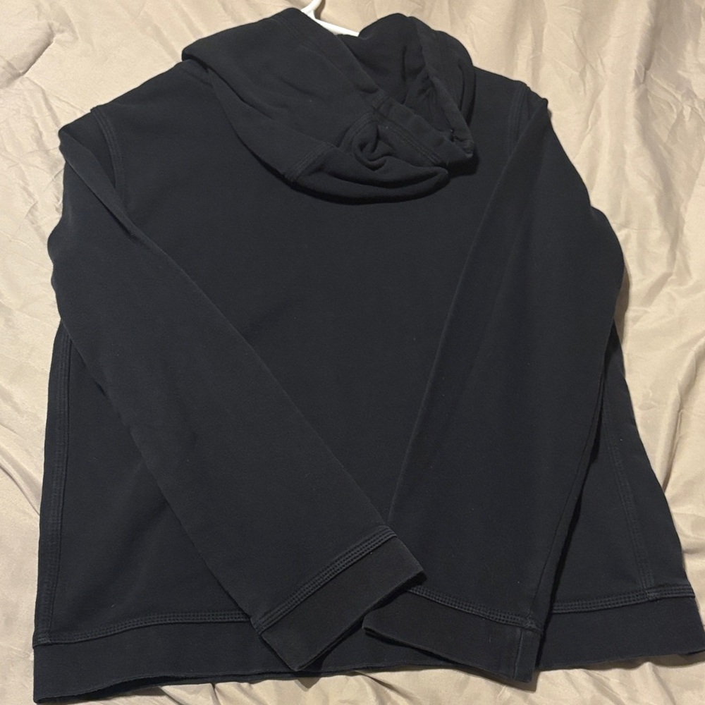 Nike Kids Black and White Logo Hoodie Large - Picture 4 of 4